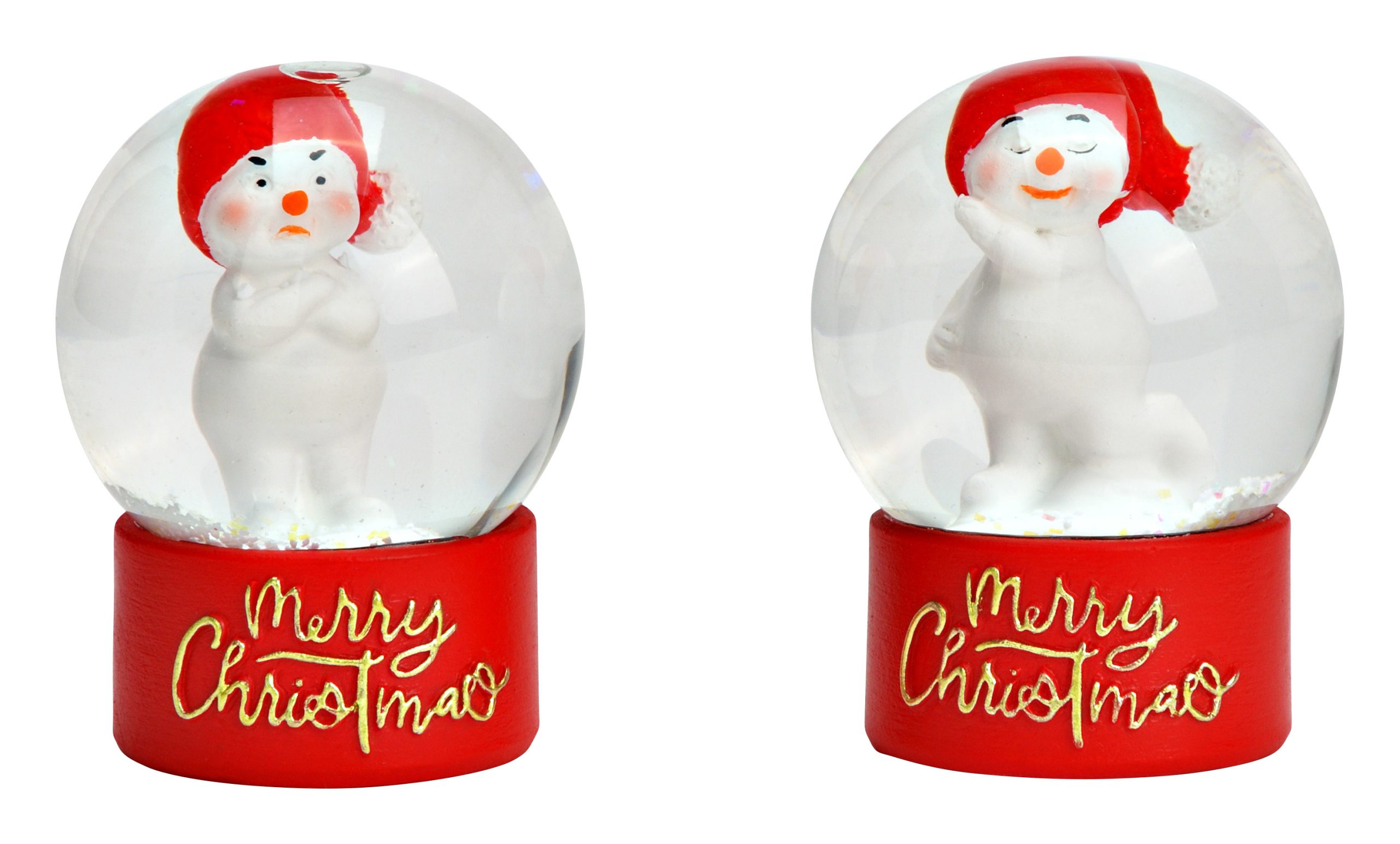 ROOST-10043989-4007698691783 ROOST Schneekugel Schneemann 4x6x4cm 10043989 assortiert, aus Glas – Hochwertig & günstig bei ShopDeca