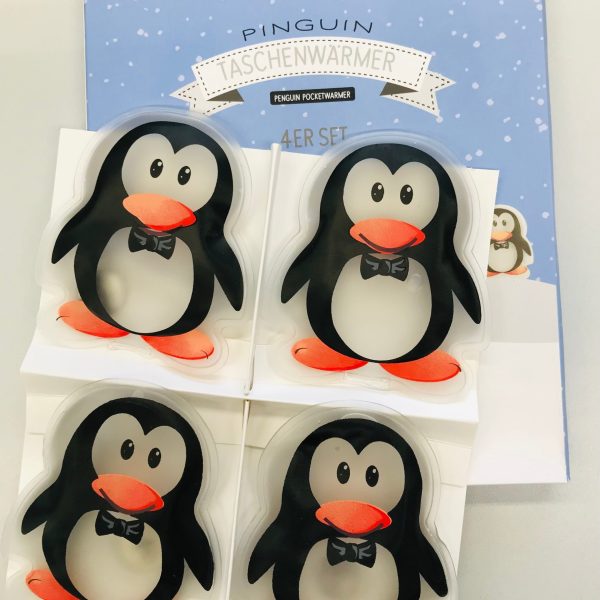 ROOST Taschenwärmer 4er Set 512506.2.1 Pinguin 12x9cm
