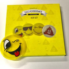 ROOST Taschenwärmer 4-Set 512609.8 Smiley, ass. 9cm