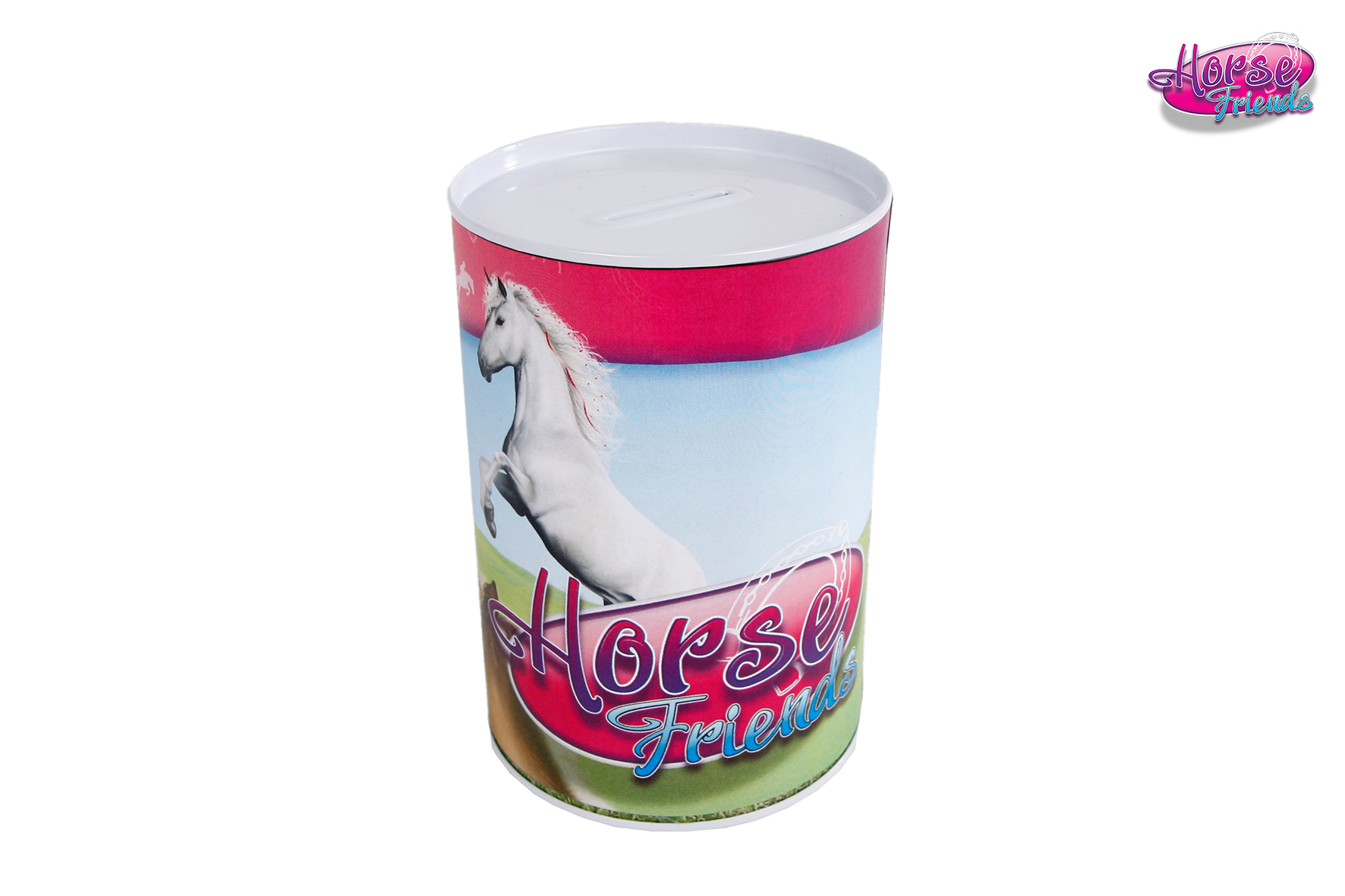 ROOST-570325-8713219386965 ROOST Sparbüchse Pferde 570325 Metall 8.5x11.5cm – Bild 1