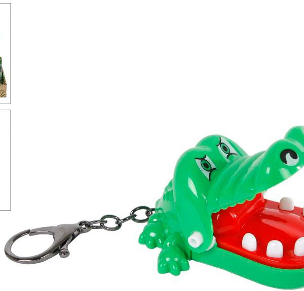 ROOST Schlüsselanhänger 570390 beissendes Krokodil 7cm