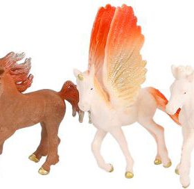 ROOST Einhornfiguren 9cm 570425 assortiert