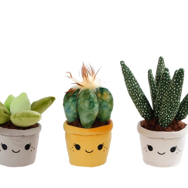 ROOST Plüsch Pflanzen 19-27cm 660543 assortiert