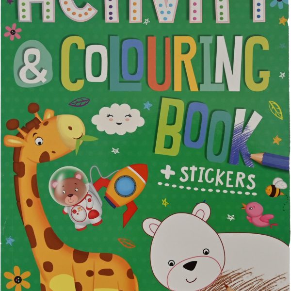 ROOST Activity- und Malbuch B1070 2 Aufkleberbögen