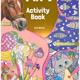 ROOST Aktivitäten-Malbuch A4 B19295 4 in 1