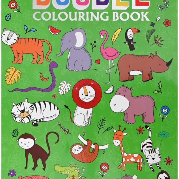 ROOST Malbuch Doodle A4 B212 2 Stück assortiert