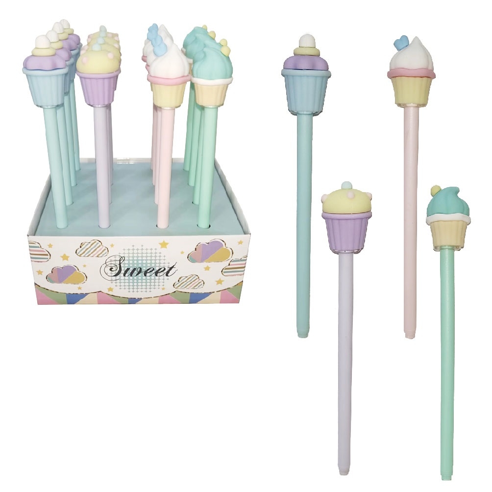 ROOST-BP-022-7612532060372 ROOST Kugelschreiber Cupcake BP-022 assortiert – Hochwertig & günstig bei ShopDeca