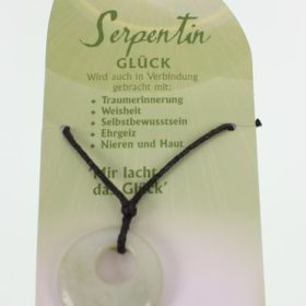 ROOST Halsband Glück G223 Serpentin