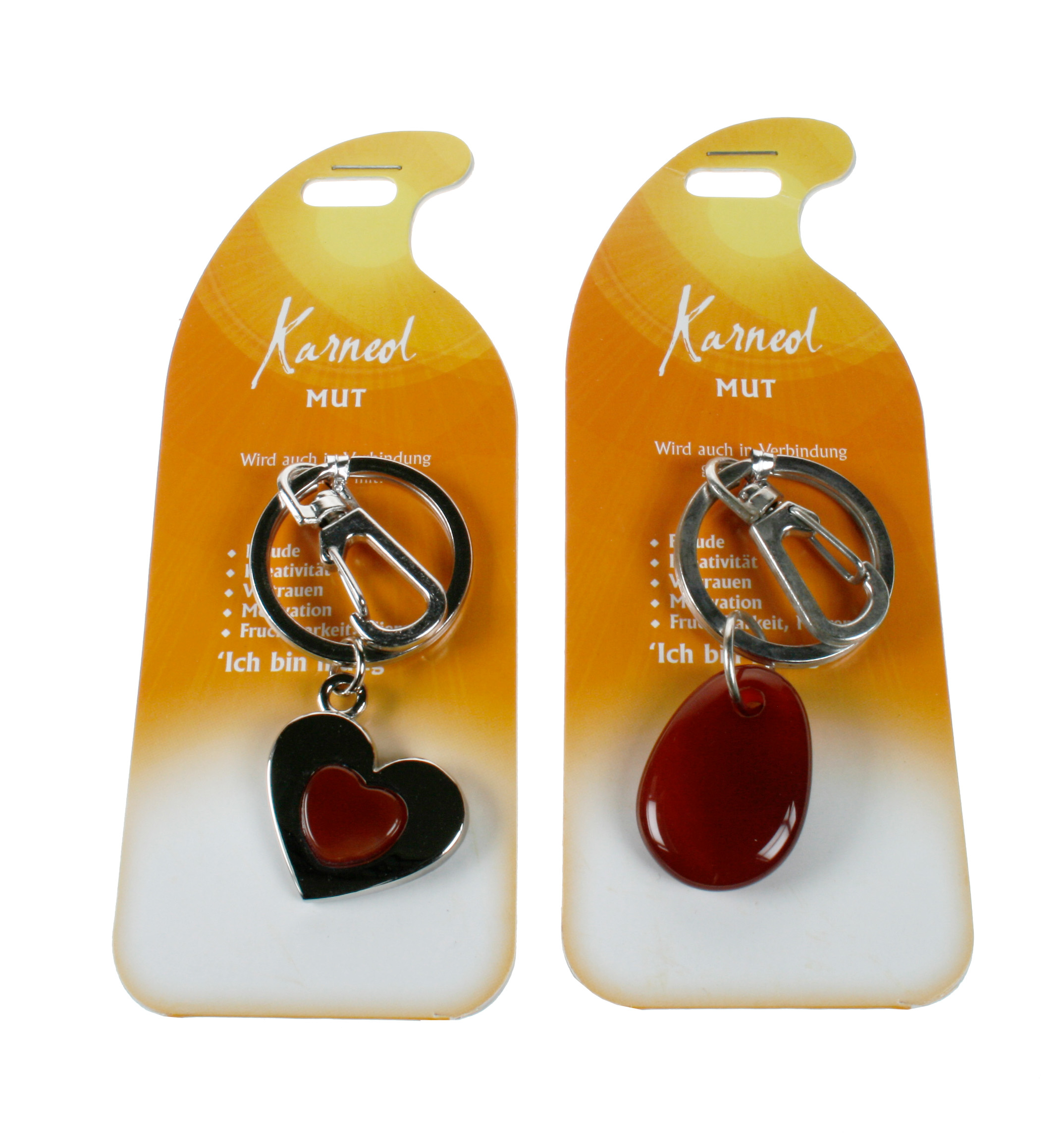 ROOST-G230-9002663652306 ROOST Schlüsselanhänger Mut G230 Karneol 2 Motive ass. – Hochwertig & günstig bei ShopDeca