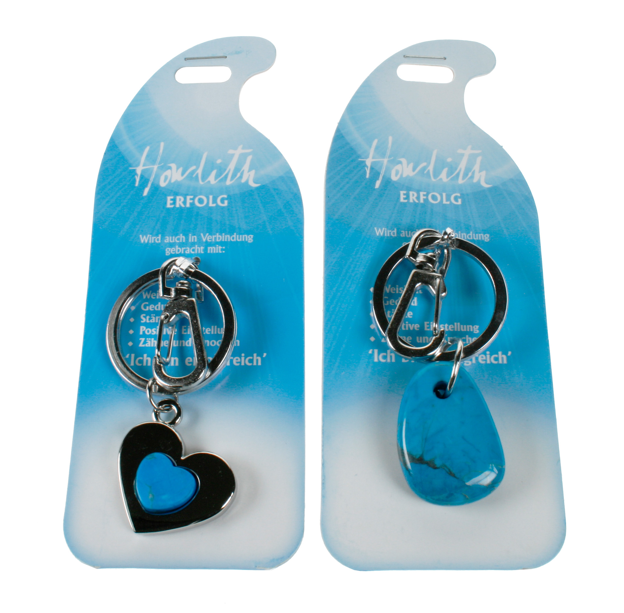 ROOST-G233-9002663652337 ROOST Schlüsselanhänger Erfolg G233 Howlith türkis 2 Motive ass. – Hochwertig & günstig bei ShopDeca