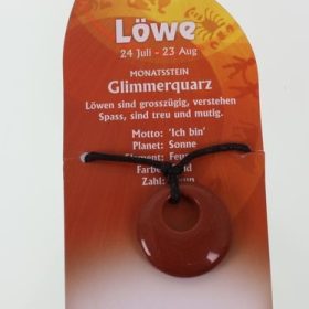 ROOST Halsband Löwe Glimmer G253 Glimmerquarz