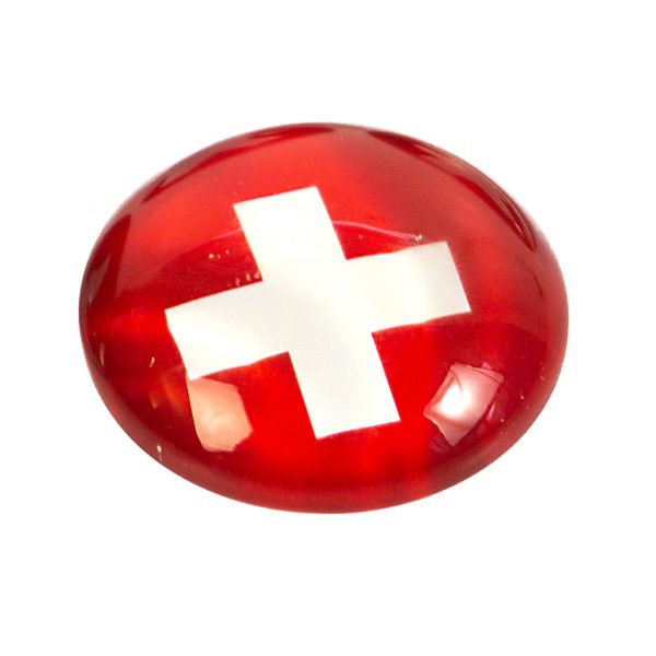 ROOST Magnet Schweizerkreuz Ø3.5cm PA-M2049 assortiert