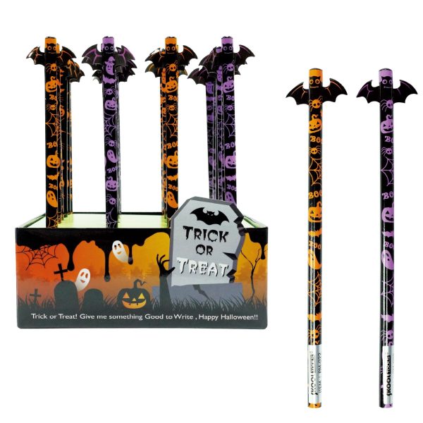ROOST Bleistift Fledermaus PM-022 Halloween, assortiert