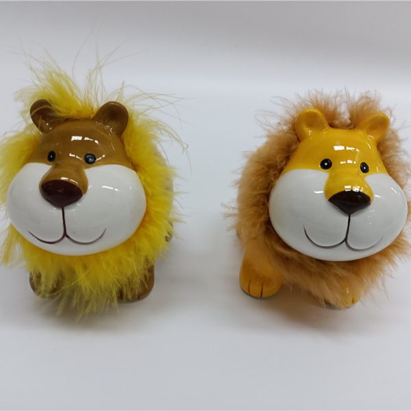 ROOST Sparkasse Löwe TG22095-2 assortiert 15x10x13.5cm