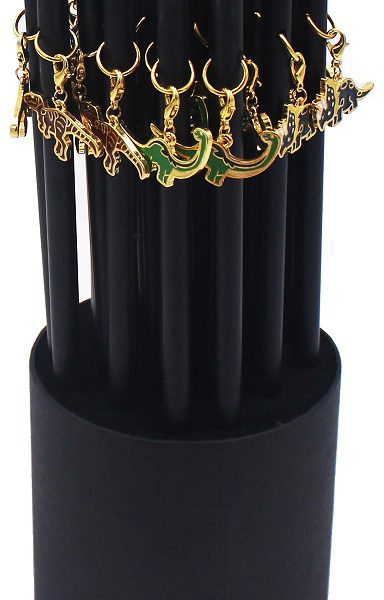 ROOST Bleistift Dinosaurier TSKY-P2309 schwarz, ass.