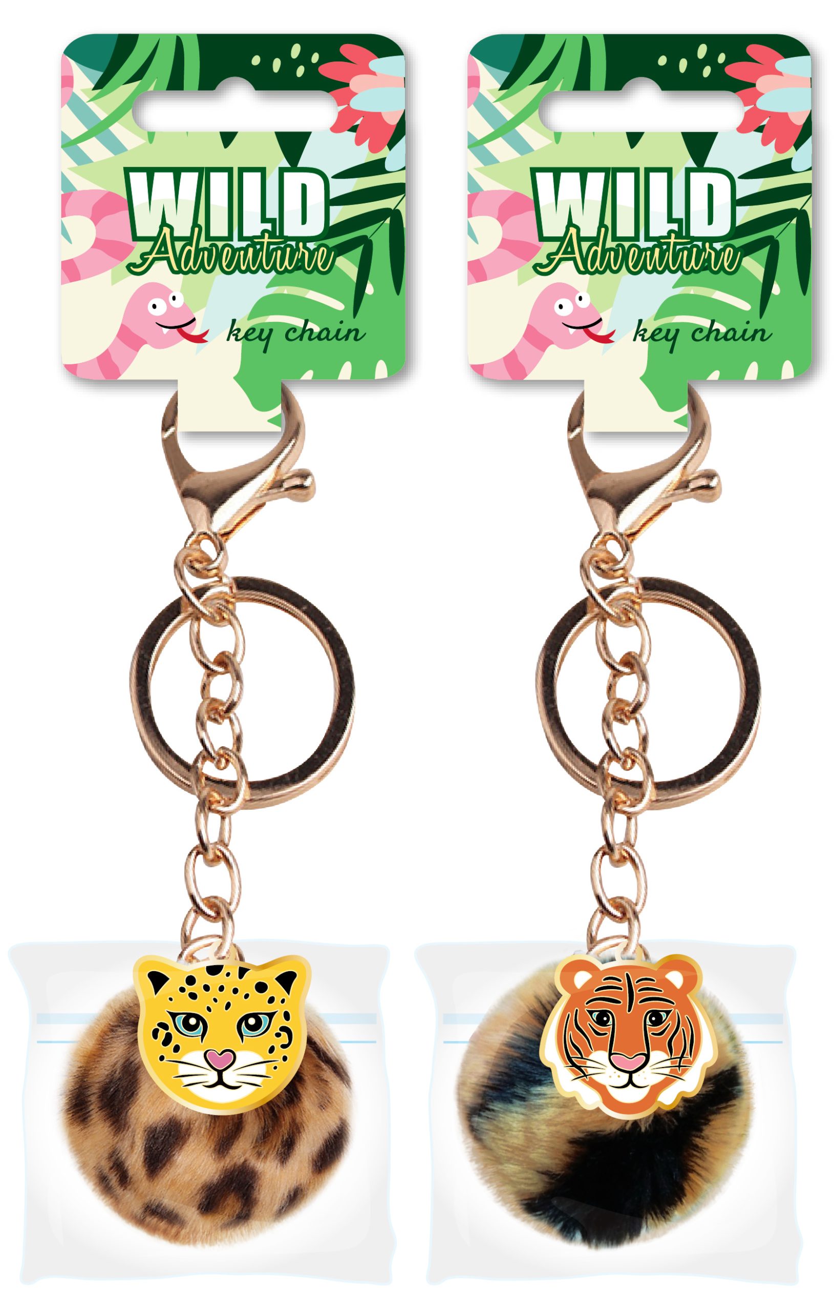 ROOST-WAKP-001-7612532054265 ROOST Schlüsselanhänger Wild WAKP-001 2 ass. – Hochwertig & günstig bei ShopDeca