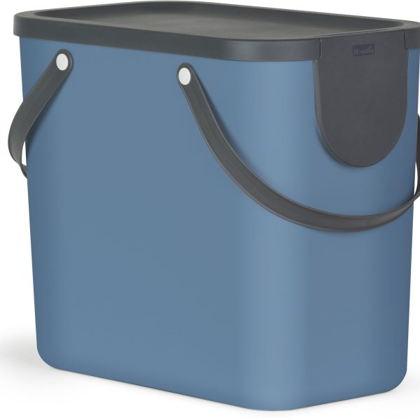 ROTHO Recyclingbox Albula 25lt 1024906161 Horizon blue 180x332x180mm