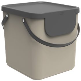 ROTHO Recyclingbox Albula 40lt 1034407422 Cappuccino 358x340x400mm
