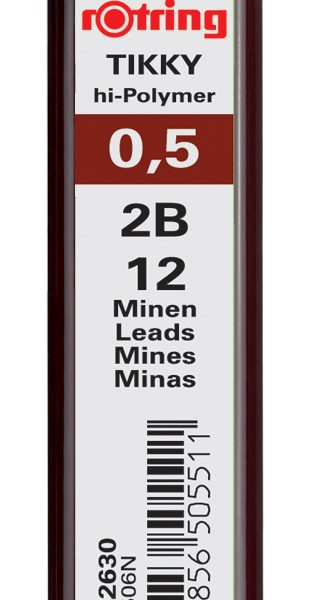 ROTRING Minen 2B S0312630 0,5mm 12 Stück