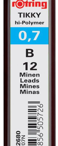 ROTRING Feinminen 0.7mm S0312680 Dose 12 Stück