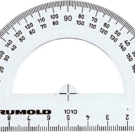 RUMOLD Schulwinkelmesser 10cm 1010 180°