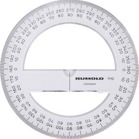 RUMOLD Schulwinkelmesser 10cm 1110 360°
