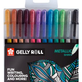 SAKURA Gelly Roll 0.5mm POXPGBMET12 Metallic ass. 12 Stück