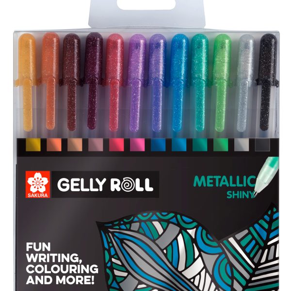 SAKURA Gelly Roll 0.5mm POXPGBMET12 Metallic ass. 12 Stück