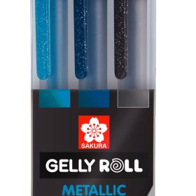 SAKURA Gelly Roll 0.5mm POXPGBMET3C Metallic Ocean 3 Stück