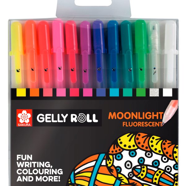 SAKURA Gelly Roll 0.5mm POXPGBMOO12 Moonlight ass. 12 Stück