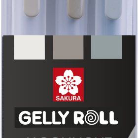 SAKURA Gelly Roll 0.35mm POXPGBMOO3H Moonlight Urban 3 Stück