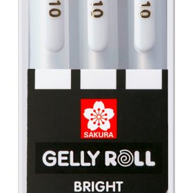 SAKURA Gelly Roll 0.5mm POXPGBWH3B White 3 Stück