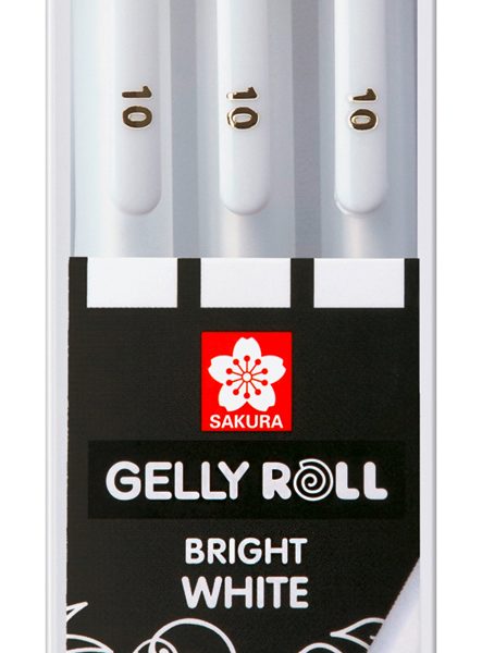 SAKURA Gelly Roll 0.5mm POXPGBWH3B White 3 Stück