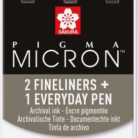 SAKURA Pigma Micron Set POXSDK3UR 0,2/0,25mm/PN 3 Stück