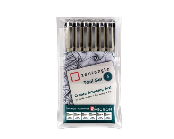 SAKURA Zentangle Tool Set Z06PGB 6 Stück