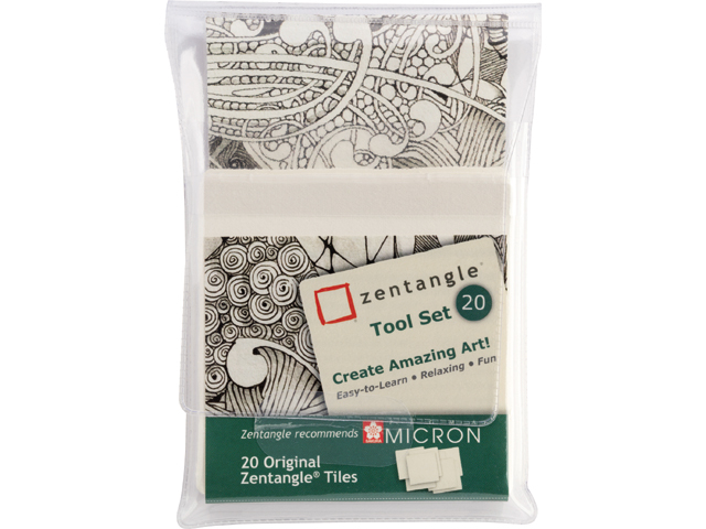 SAKURA-Z20TWGB-8710141132059 SAKURA Zentangle Tiles Z20TWGB 20 Stück weiss – Hochwertig & günstig bei ShopDeca