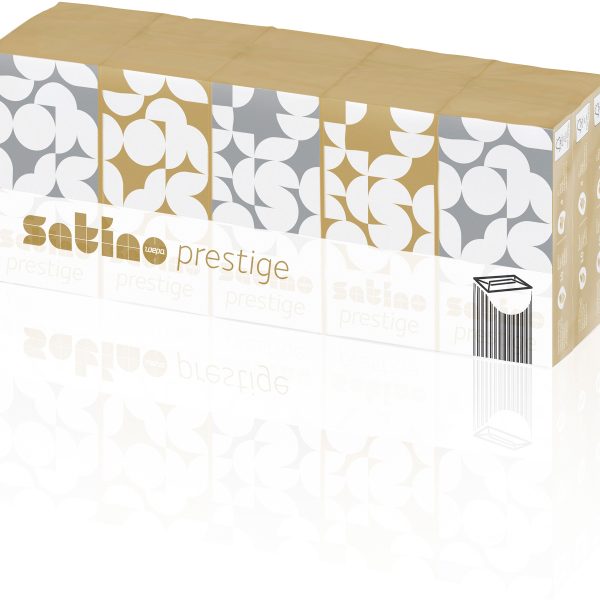 SATINO Taschentücher Satino Prestige 113940 4-lagig, 15 Stk. 10 Blatt