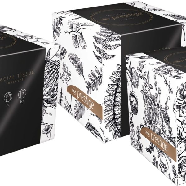 SATINO Kosmetiktücher Cube 210600 Prestige, 60 Tücher