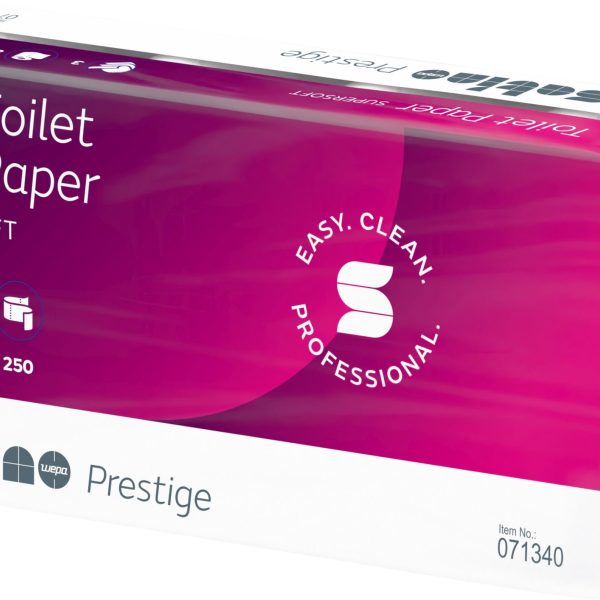SATINO Toilettenpapier Prestige 572051 3-lagig, 8 Rollen à 250 Blatt