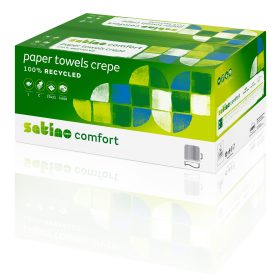 SATINO C-Falz-Handtücher 583142 Comfort Recycling 128 Stück