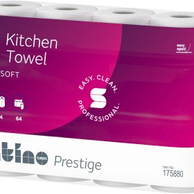 SATINO Haushaltspapier Satino 26x22cm 627885 3-lagig, 4 Rollen / 51 Blatt