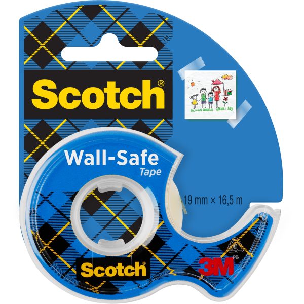 SCOTCH Wall Safe Tape 19mmx16,5m 183-EURO inkl. 1 Tape