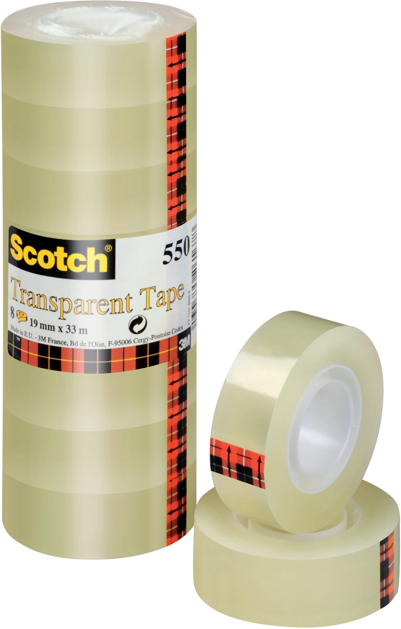 SCOTCH-5501933K-8-3134375261678 SCOTCH Klebeband 550 19mmx33m 5501933K-8 transparent 8 Stück – Hochwertig & günstig bei ShopDeca