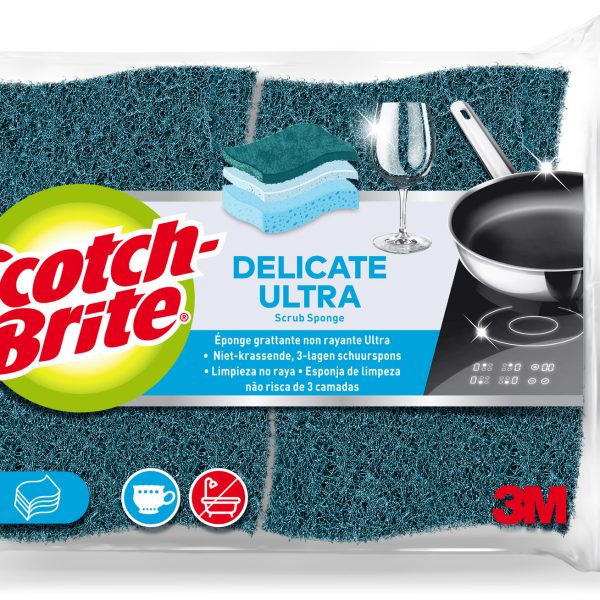 SCOTCH-BRITE Schwamm Delicate Ultra 7100227600 kratzfrei 2 Stück