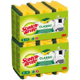 SCOTCH-BRITE Schwamm Classic CLNS3X2CHN 6 Stück