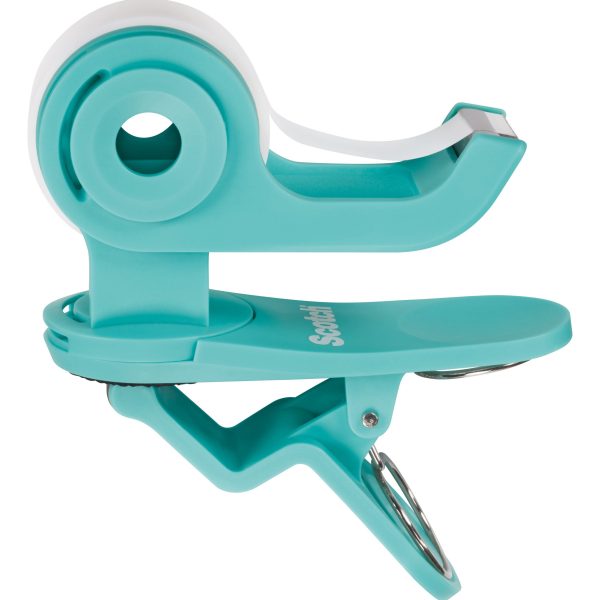 SCOTCH Abroller Clip and Twist türkis C19-CLIP-TL 1 Rolle Magic Tape 19mmx8.89m