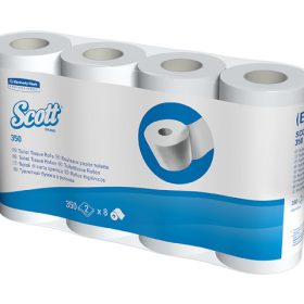 SCOTT Toilettenpapier weiss 18519 350 Blatt, 2-lagig 8 Stück