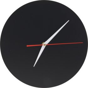 SECURIT Wanduhr SILHOUETTE FB-CLOCK schwarz, beschreibbar