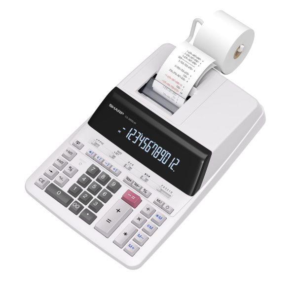 SHARP Tischrechner Strom CS2635LW grau 12-stellig