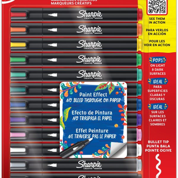 SHARPIE Acrylic Marker 2201070 Rundspitze 12 Stück